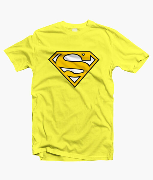 Superman T Shirt Yellow
