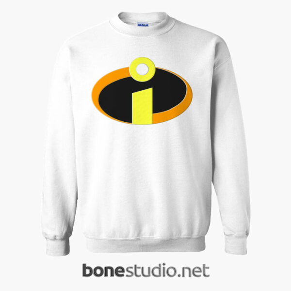 The Incredibles Style Sweatshirt white