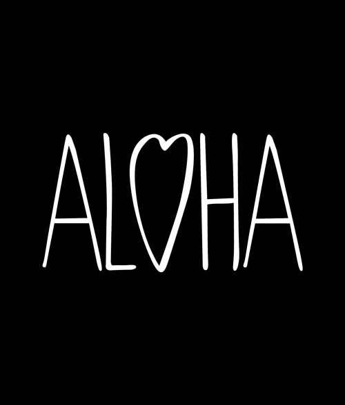Aloha Love T Shirt