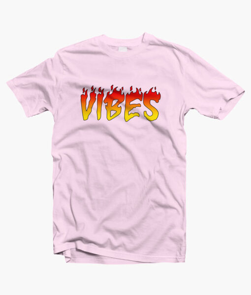 Flame Vibes T Shirt pink