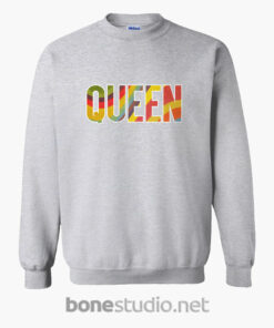 Queen Sweatshirt Retro sport grey