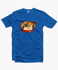 Puglie Pizza T Shirt royal blue