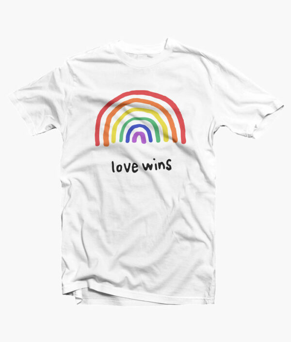 Love Wins Rainbow T Shirt