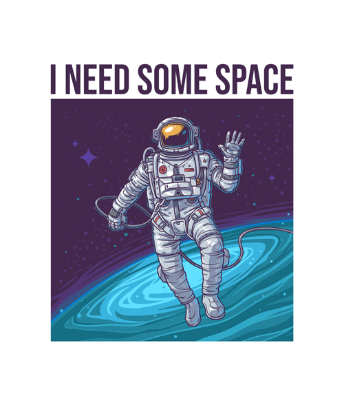Astronaut I Need Some Space T Shirt