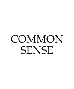 Common Sense T Shirt
