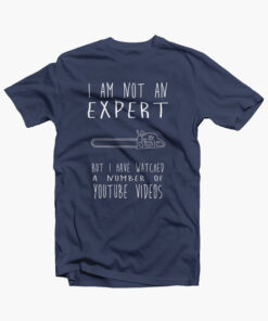 Expert Quote T Shirt navy blue