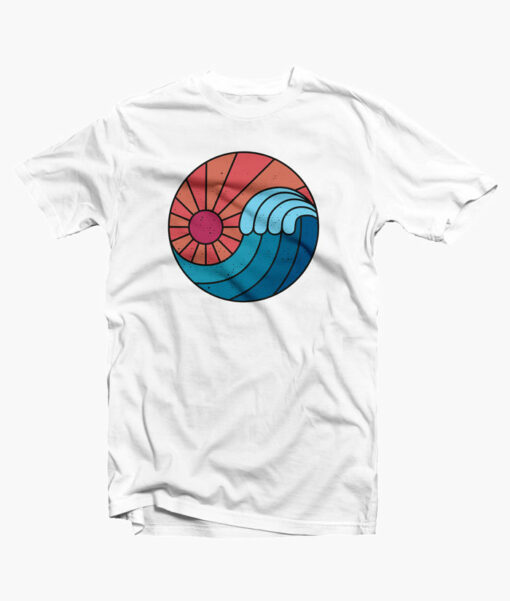 Sun And Sea Wave T Shirt