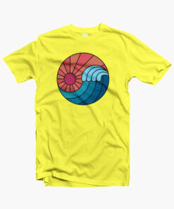 Sun And Sea Wave T Shirt