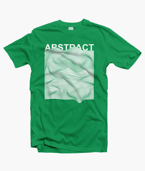 Abstact T SHirt irish green