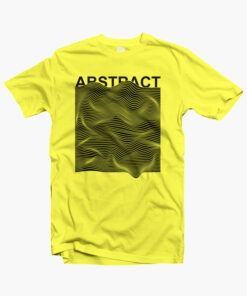 Abstact T SHirt yellow