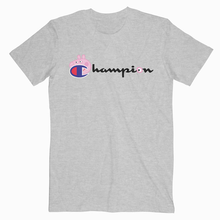 peppa pig champion t shirt