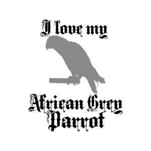 African Grey Parrot T Shirt For Men Women