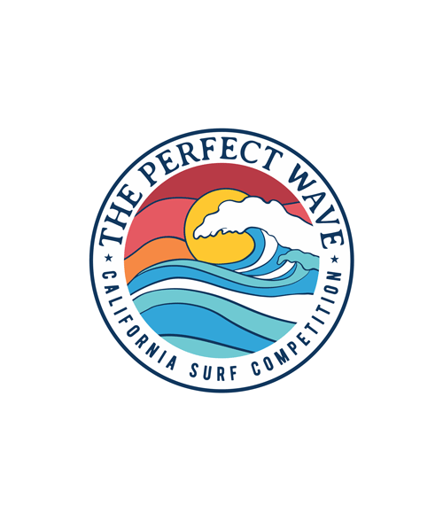 California Perfect Wave Summer Beach T Shirt