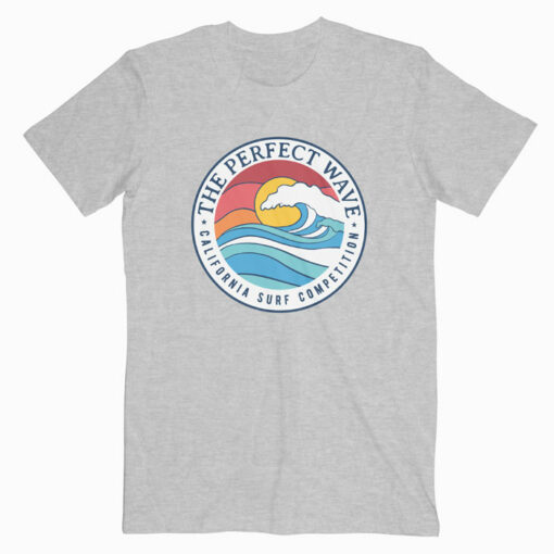 California Perfect Wave Summer Beach T Shirt