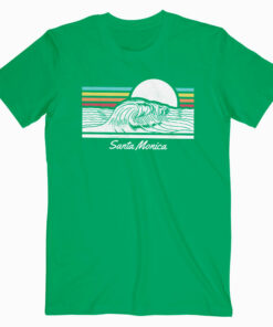 Santa Monica Wave Summer Beach T Shirt