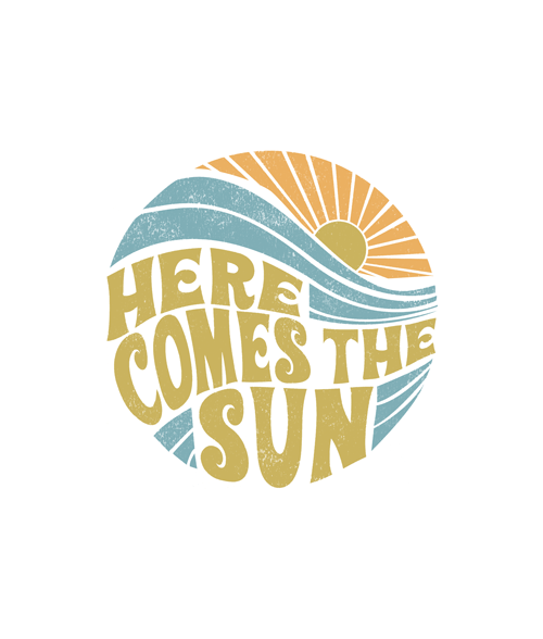 Summer Here Comes The Sun Vintage T Shirt