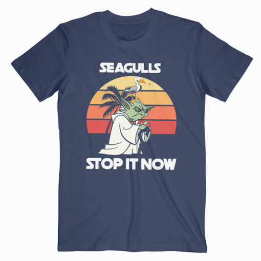 Yoda Seagulls Stop It Now T Shirt