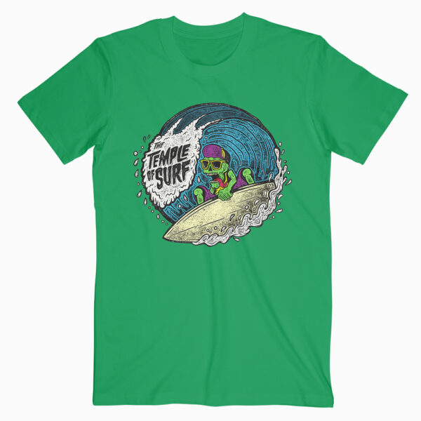 The Temple of Surf Tshirt Green