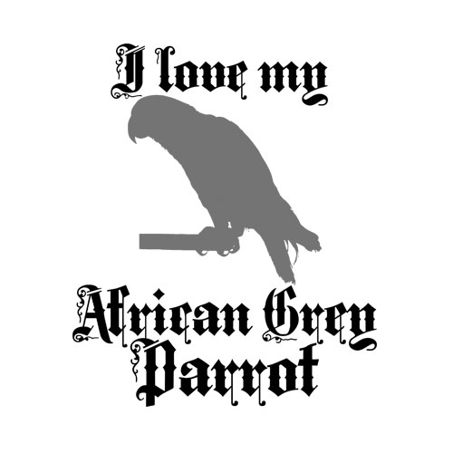 African Grey Parrot T Shirt