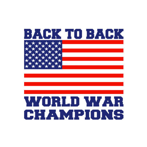 Back To Back Worls War Champions T Shirt