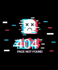 Error 404 Page Not Found T Shirt
