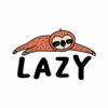 Lazy Sloth Funny T Shirt