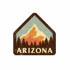 Arizona Retro Vintage Mountains Nature Hiking T Shirt