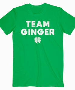 Cute Red Head Team Ginger St Patricks Day Green T-Shirt