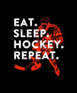 Eat Sleep Hockey Repeat Gift T-Shirt