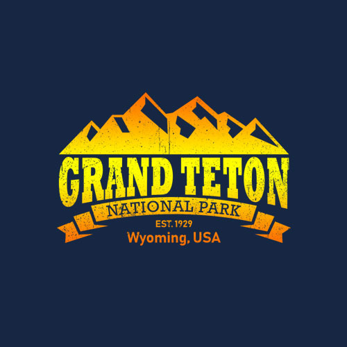 Grand Teton National Park Retro T-Shirt