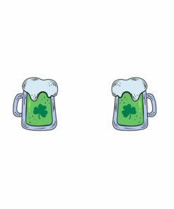 Green Beer Mug and Boobs St Patricks Day Drinking T Shirt