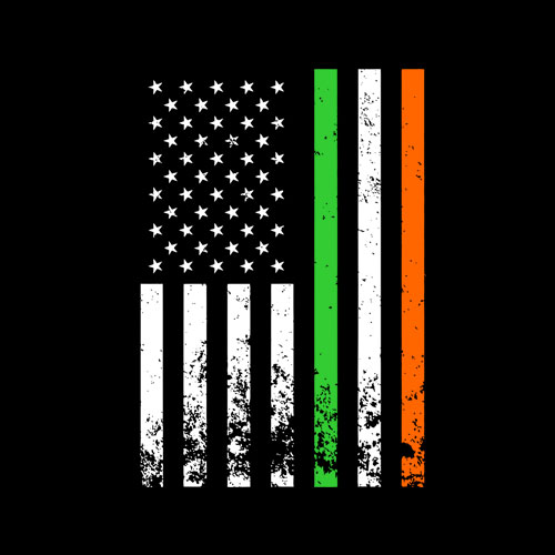 Irish American Flag Ireland Flag ST PATRICKS DAY Gift T-Shirt