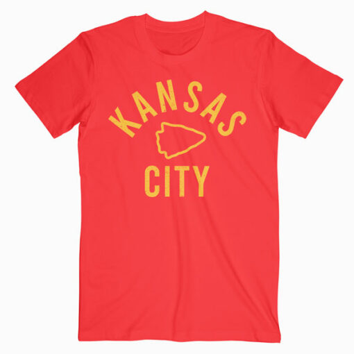 KC Kansas City Red Arrowhead Cool Kc Kingdom Pro Tribal Fan T-Shirt