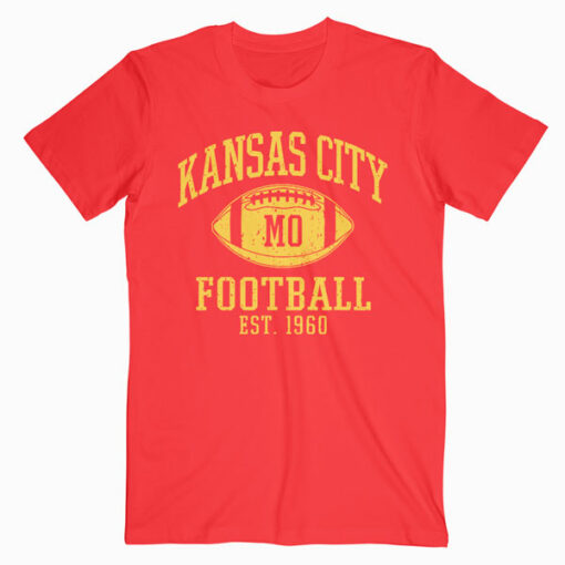 Kansas City 2020 Vintage KC Football Missouri Retro Gift T-Shirt