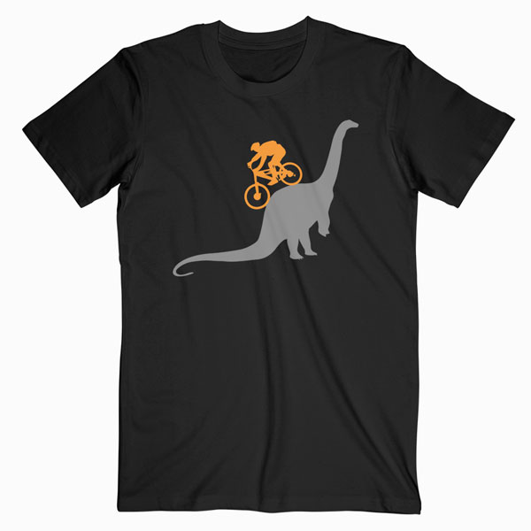 MTB Dinosaur Dino Bike Mountain Bicycle Sport T-Shirt