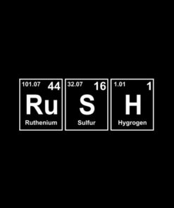 Rush Periodic Table Elements Shirt