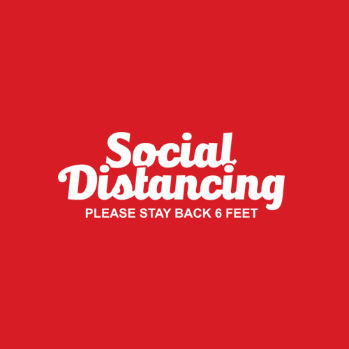 Social Distancing Please Stay Back 6 Feet Anti Social T-Shirt