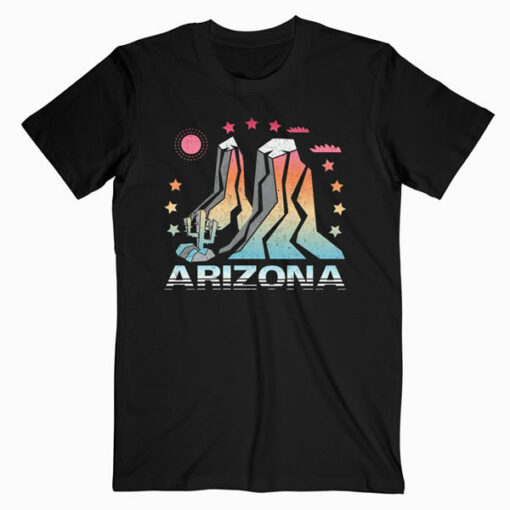 Arizona Retro Vintage Mountains Hiking T Shirt