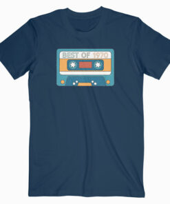 Best Of 1970 50th Birthday Gifts Cassette Tape Vintage T-Shirt