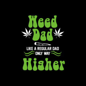 Dad Weed Marijuana Cannabis Gifts Men Fathers Day Premium T-Shirt