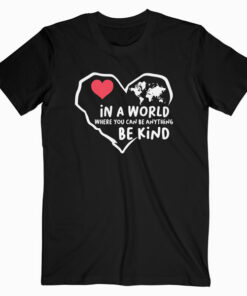 In A World Where You Can Be Anything Be Kind Gift T-Shirt