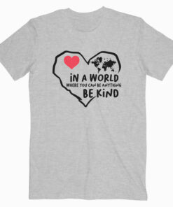 In A World Where You Can Be Anything Be Kind Gift T-Shirt