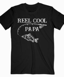 Vintage Reel Cool Papa Novelty Father Gift Shirt