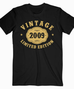 11 years old 11th Birthday Anniversary Gift Limited 2009 T-Shirt
