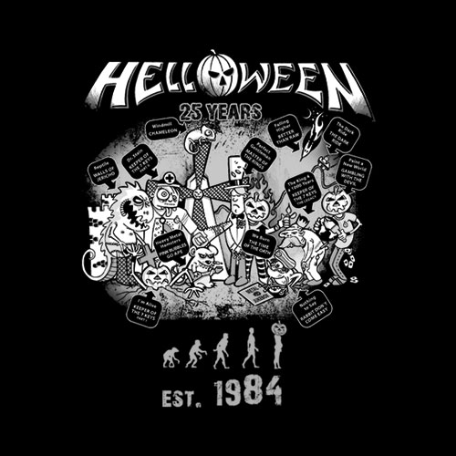 25 Years Helloween Band T Shirt