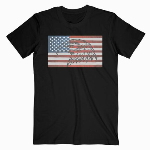 American Flag Eagle Tshirt USA