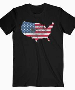 American Flag Eagle Tshirt