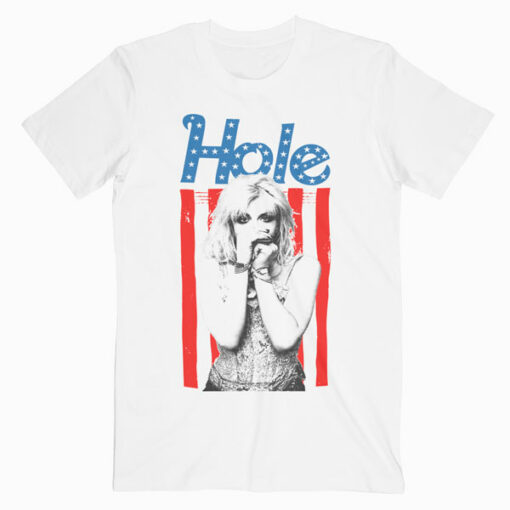 American Flag Hole T Shirt