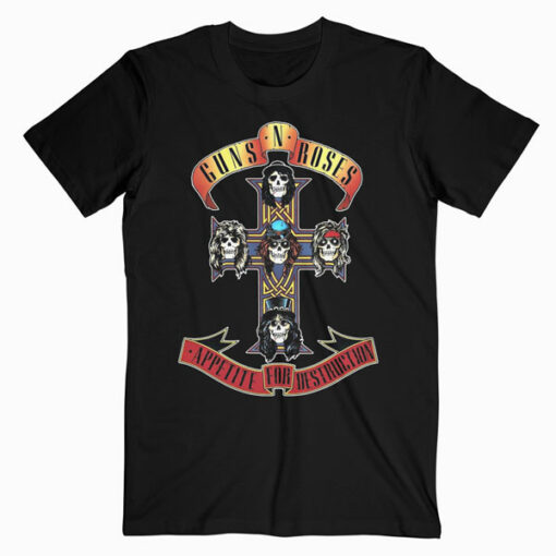 Appetite For Destruction Guns N Roses Band T Shirt
