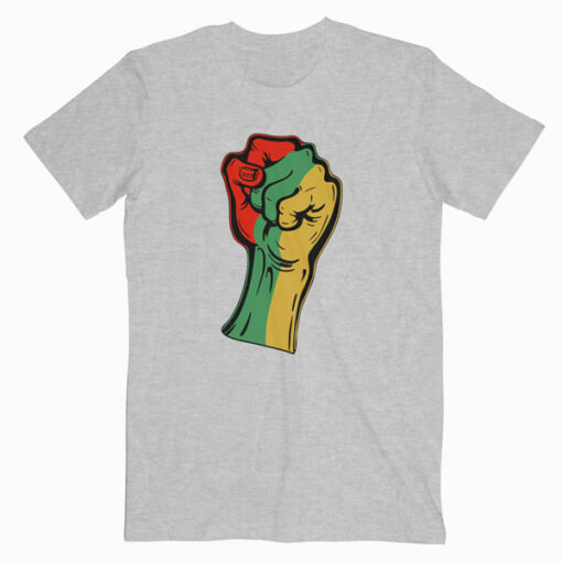 Black History Month Fist Gift Women Men Kids T Shirt